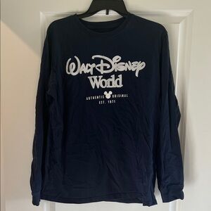 Walt Disney World Navy Long Sleeve Tee